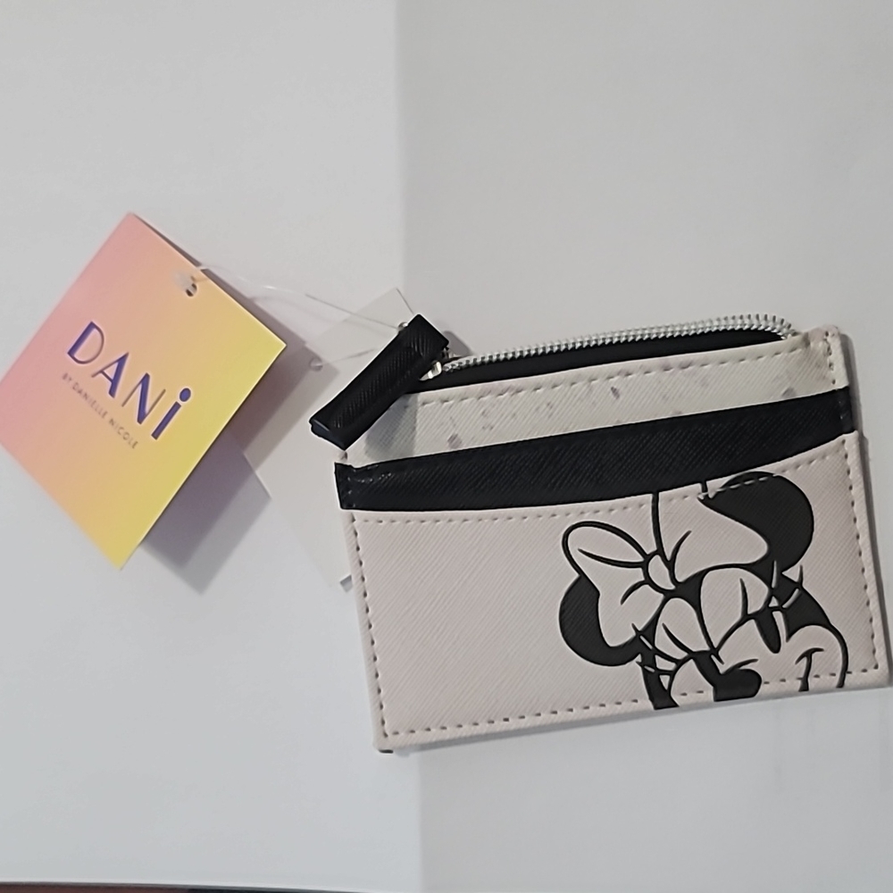 NWT💖DISNEY/MINNIE MOUSE silver wallet💖